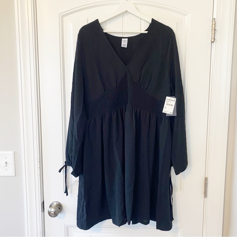 NORDSTROM RACK I Chic Black Long Sleeve Dress